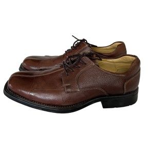 Studio Belvedere Bay Bridge Brown Leather Oxford, Men's 10D